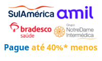 Planos de Saúde<br>até 40%* menos 